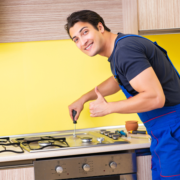 can you provide references from satisfied stove repair customers in Columbia Iowa